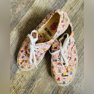Vans Kids Peanuts Cartoon Sneakers